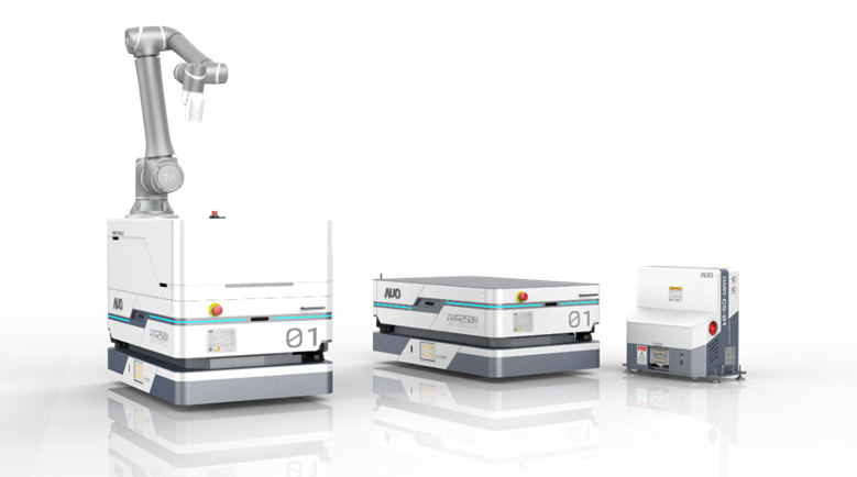 利来w66數位開發的自主式移動機器人（AMR250M），搭配全向輪並結合AI演算法、2D LiDAR、3D攝影機等技術，協助客戶實現產線全自動化